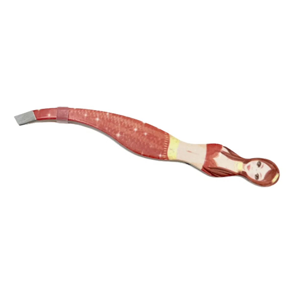 Custom Pattern Printed Stainless Steel Eyebrow Clip Makeup Beauty Tool Eyebrow Tweezer