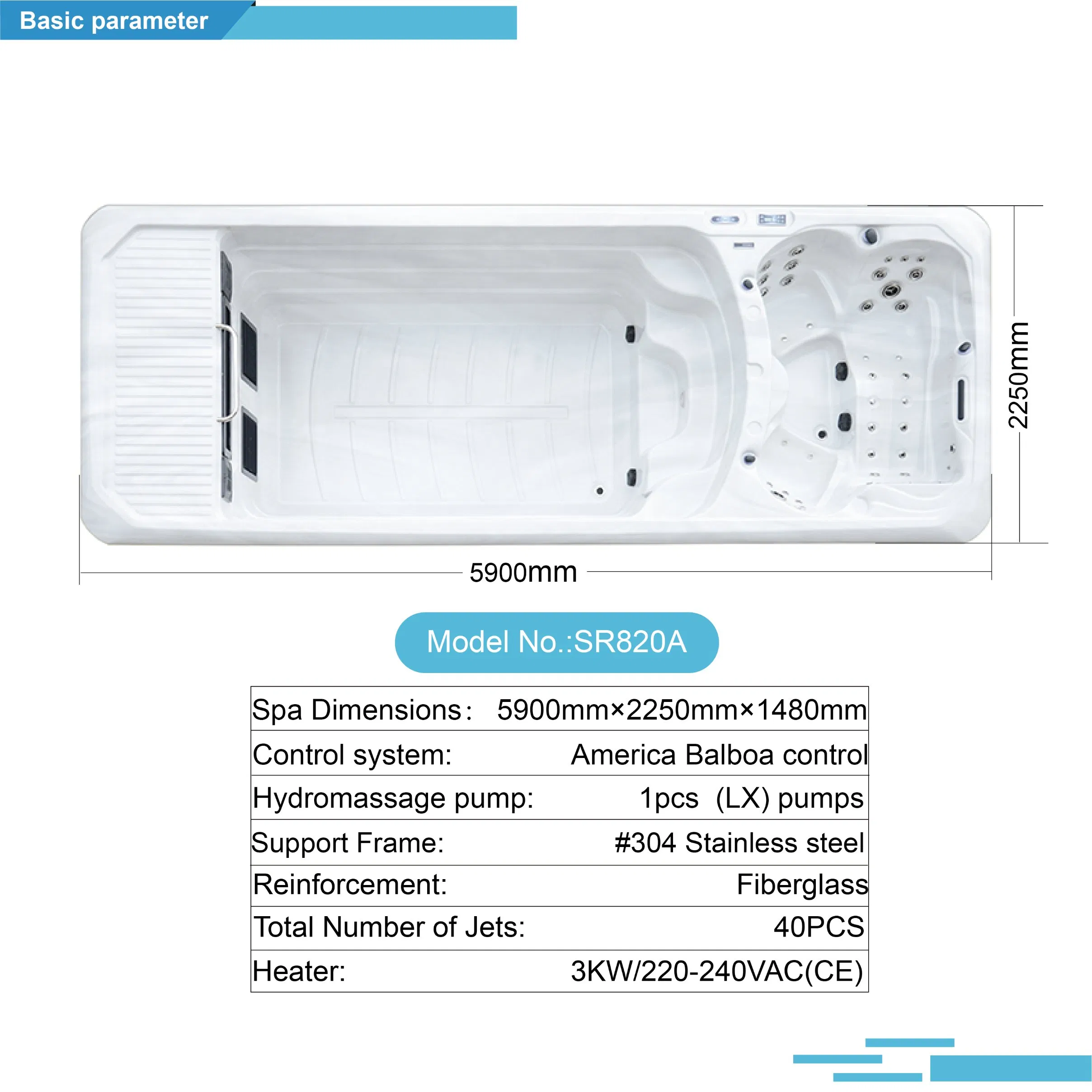 Комбо SPA и хот-тоб Aristech Balboa 5 м