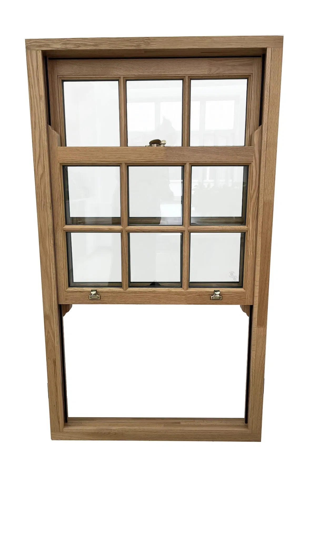 Penjoy Factory Price Flexible Designed Hung Window Solid Wood Window Vertical Sliding