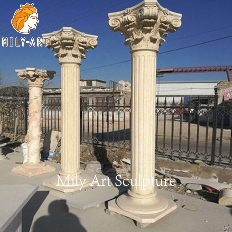 Custom High Quality Outdoor Home Decoration Marble Column