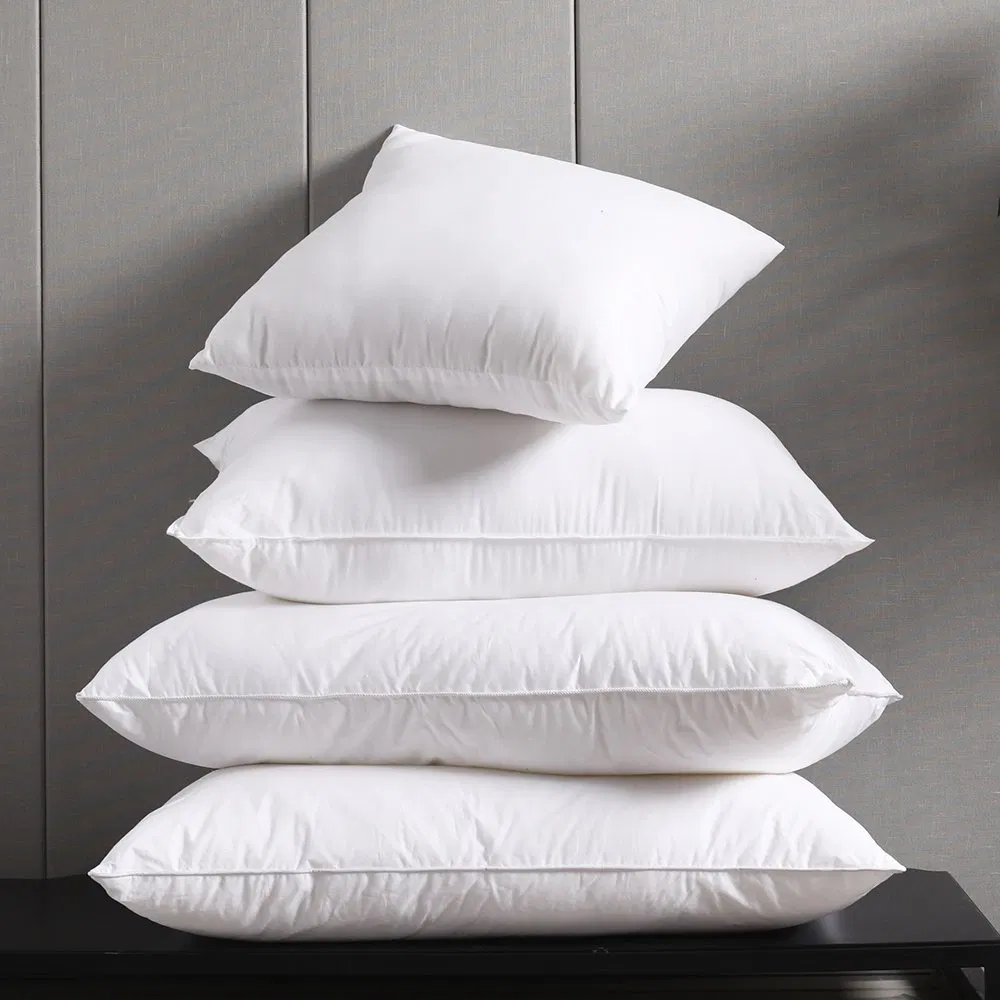 Luxury Natural Sleeping Bed Pillow Microfiber Filling Pillows White Hotel Pillow