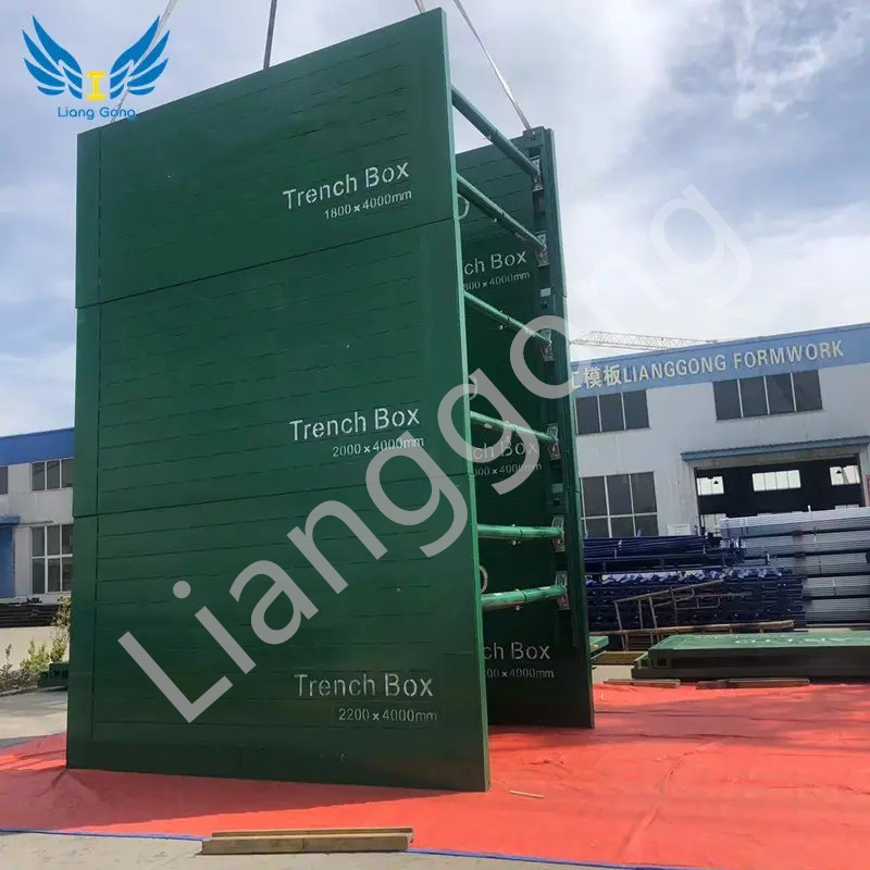 Lianggong Manufacturer Competitive Price Trench Box Trench Shoring Steel Formwork