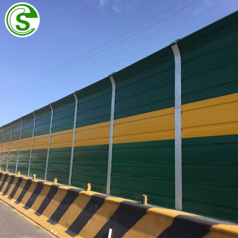 Metal Sound Reduction Barrier Sheet White Viaduct Polycarbonate Noise Barrier for Sale