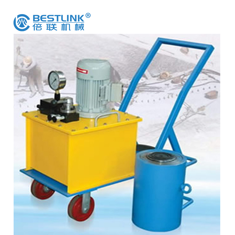 Overturning Large Stone Rock Hydraulic Jack Machine for Quarrying
