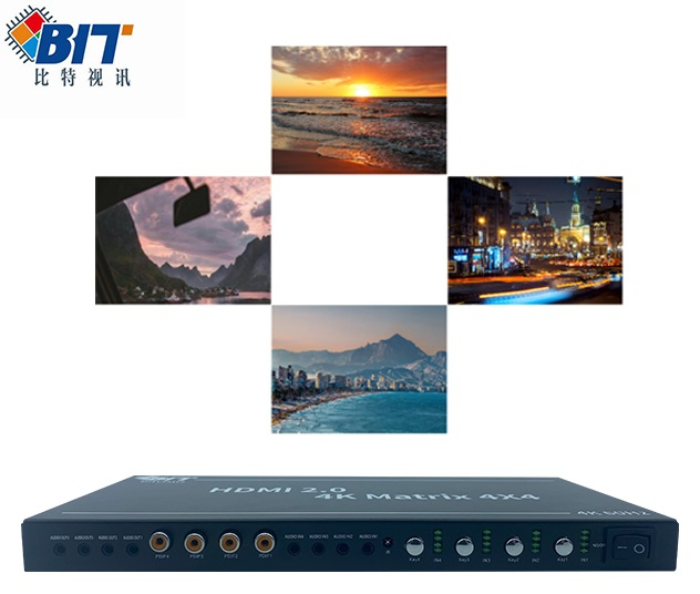 Bitvisus IR Control Matrix for TV 8X8 HDMI Matrix 4K Video Wall Controller