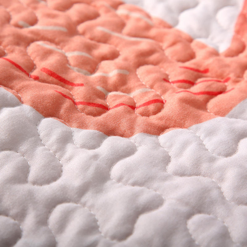 Custom Soft Warm Embroidery Quilted Cheap Bedspread Summer Blanket