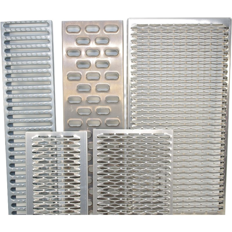 Impact-Resistant Anti-Slip Oval Shape Hole Safety Grating for Garage Floor