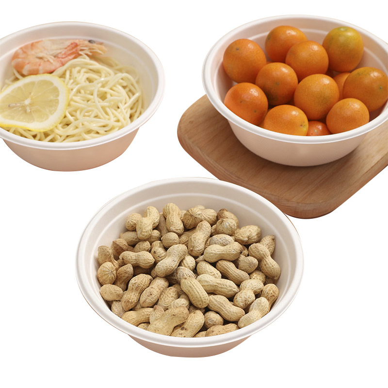 16oz Sugarcane Bagasse Bowl Biodegradable Food Container Soup Bowl