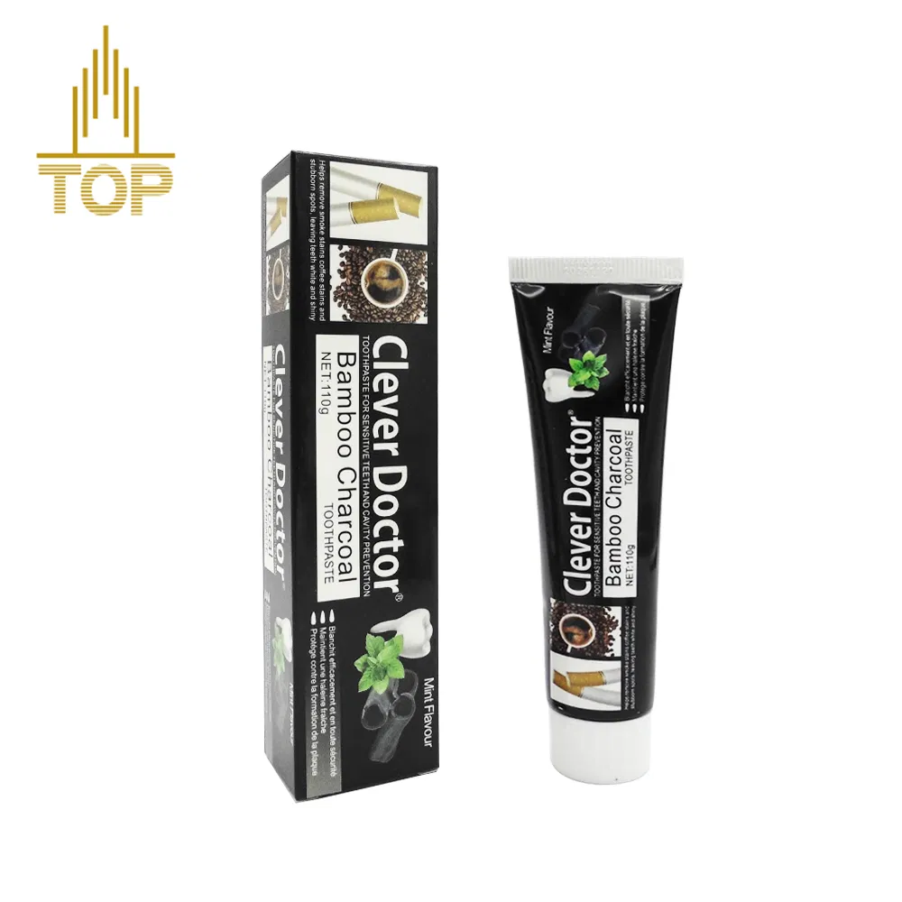 Dental Care Bamboo Charcoal Teeth Whitening 110g Toothpaste Free Sample