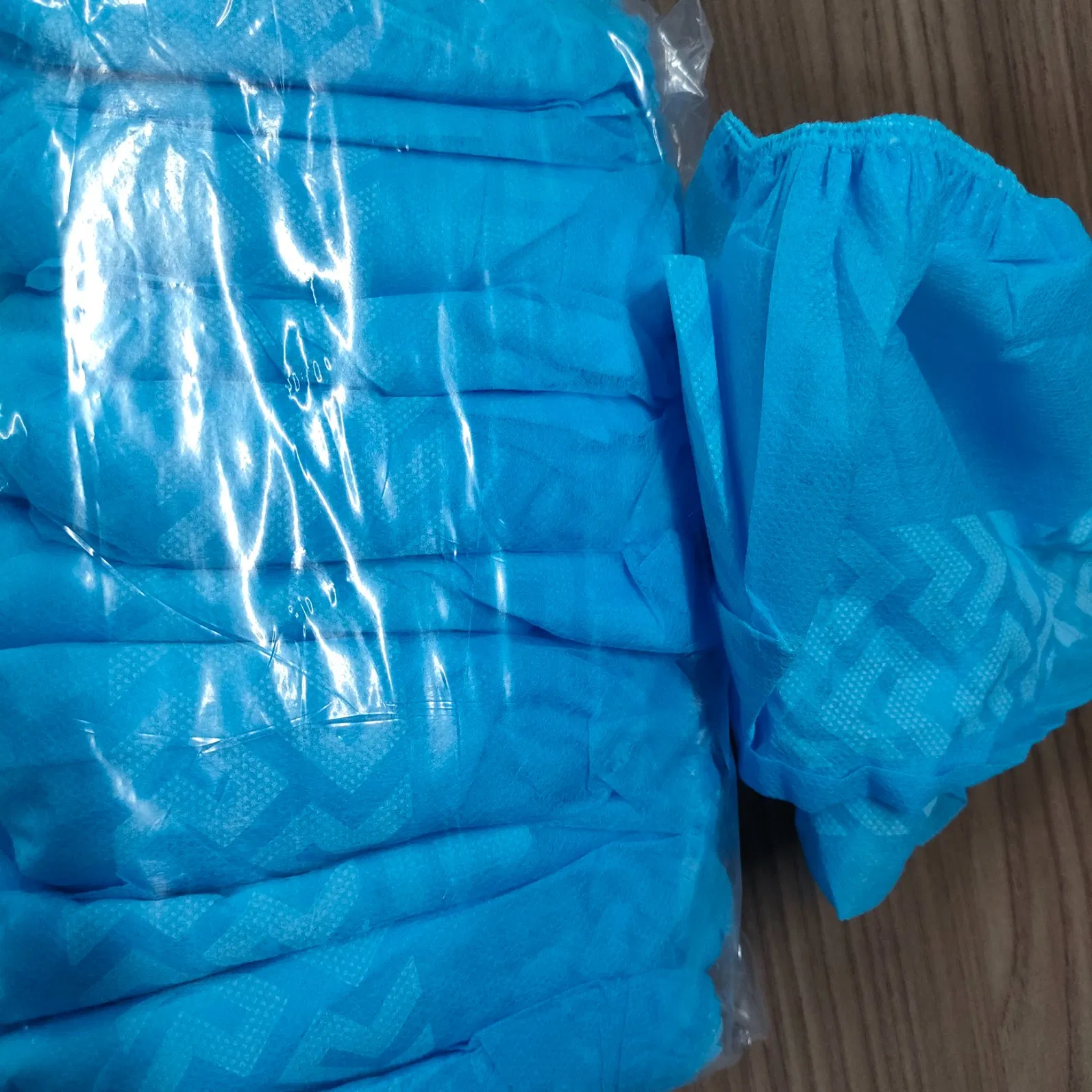 Disposable Shoe Cover Blue 50 Pair Recyclable Home Clean Non Woven Durable Shoe Covers