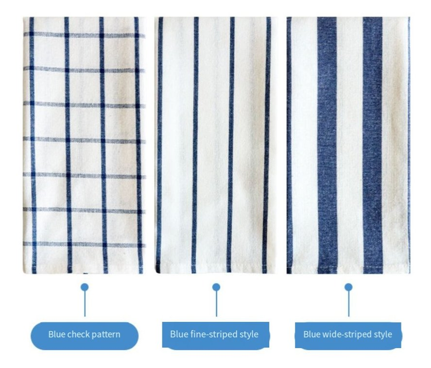 Cotton Kitchen Towel Quick-Drying Dish Towels 40*60cm Premium Hand and Tea Towels