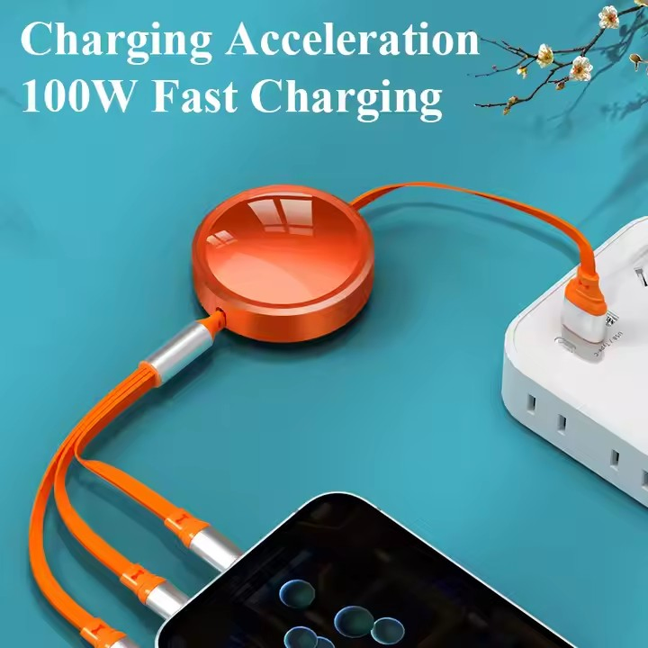 Personalized Multi Charging Cable – Custom Printed USB Data Cable for Android and iPhone Devices