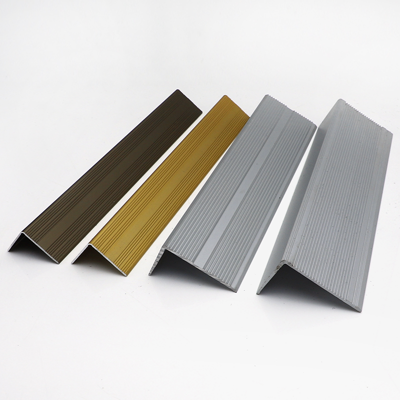 Niuyuan Foshan Factory Extrusion Profile Aluminum Stair Tread Anti Slip Bullnose Stair Nosing