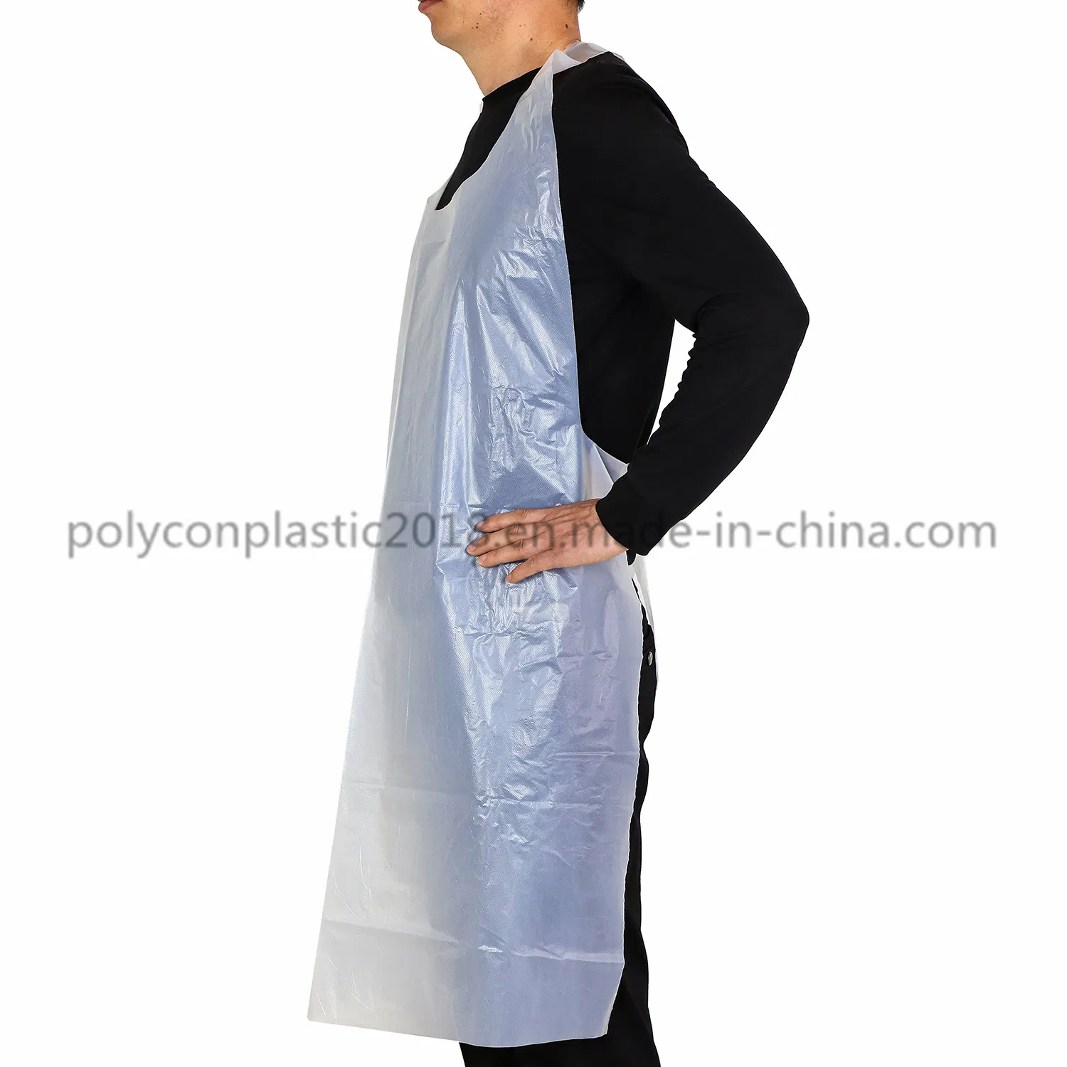 Adult Disposable Plastic Apron HDPE PE Food Grade PE Aprons for Household Standard Quality