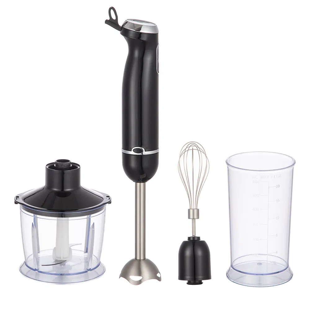 5-in-1 Multi-Purpose Hand Blender, 12-Speed Stick Blender, 600ml Beaker