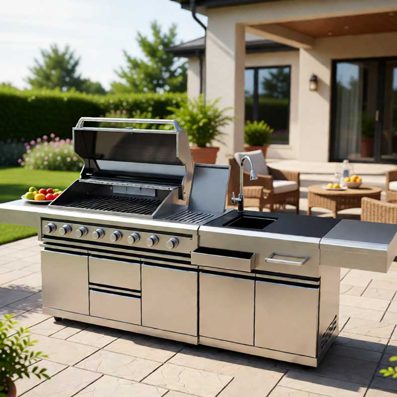 Metal Home Use Stainless Steel Kitchen Cabinet