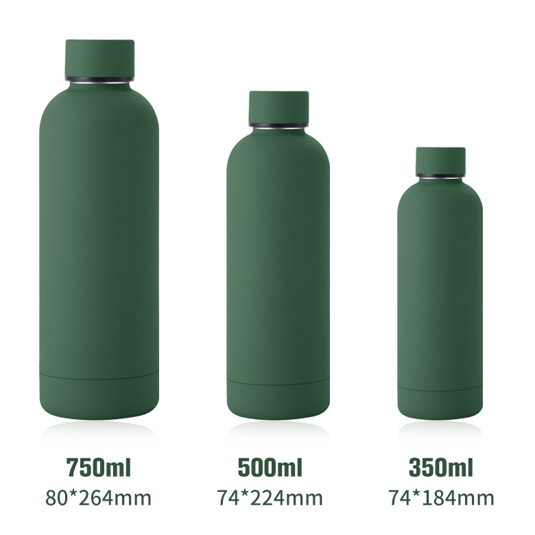 Manufacturer 500ml 750ml Small Mouth Stainless Steel Travel Tumbler Double Walled Vacuum Flask Thermal Vacuum Insulated Sport Water Bottles with Custom Logo