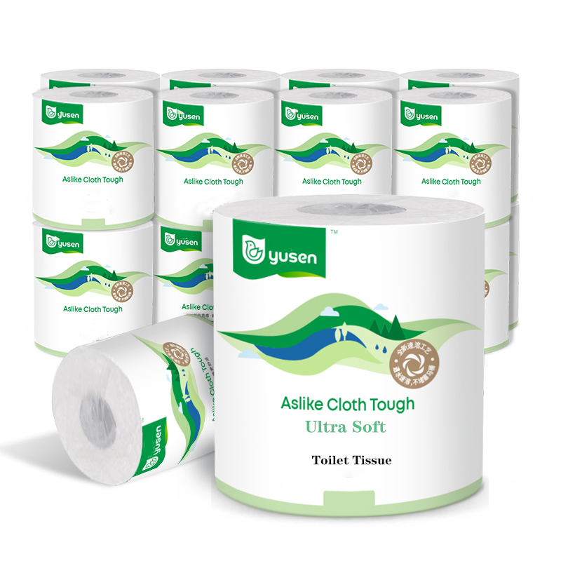 Wholesale Customized 2ply 3ply 4ply Embossed 100% Virgin Pulp Soft Sanitary Toilet Paper Tissue Roll