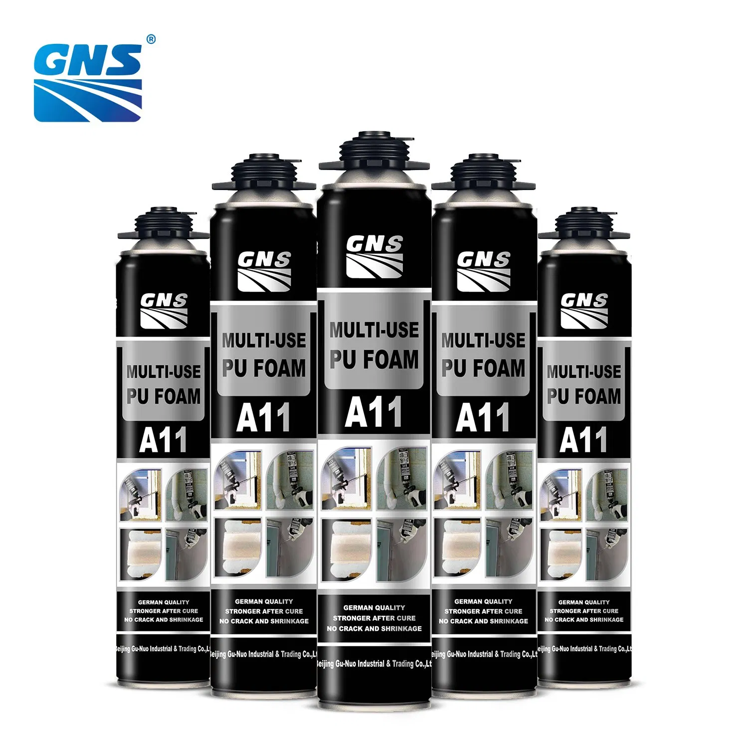 750ml PU Foam Sealant All-Season Seams and Cracks High Adhesion Concrete Brick Plaster Wood Plastic Polyurethane Foam