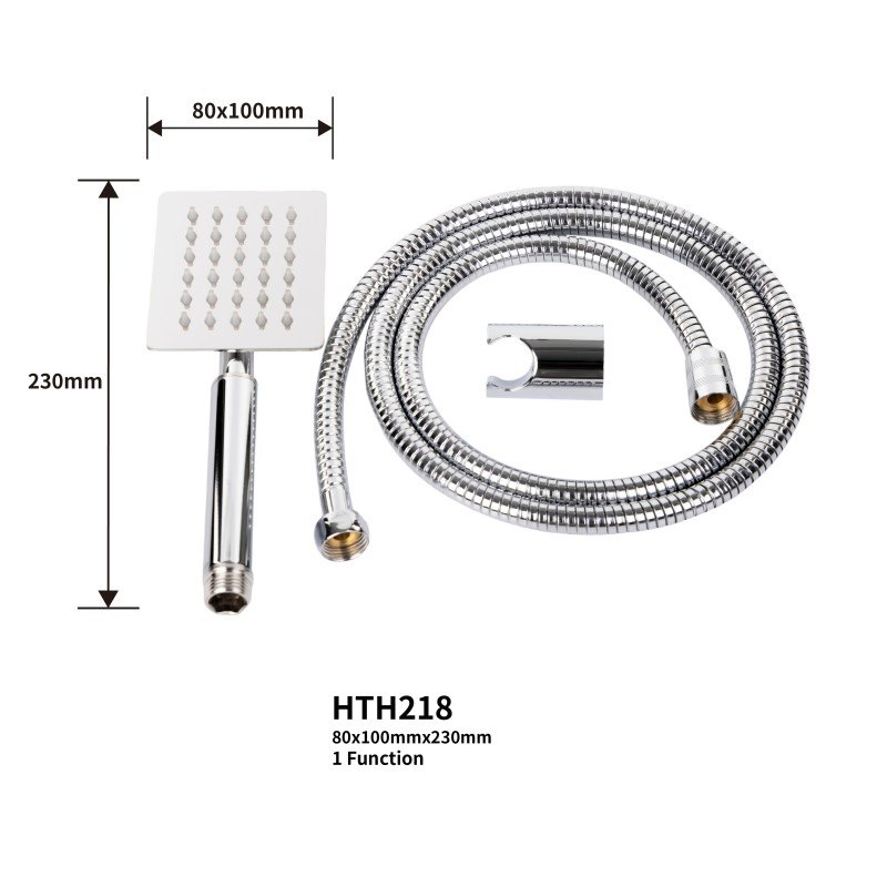 Chrome Plated Handheld Shower Set with 150cm Shower Hose