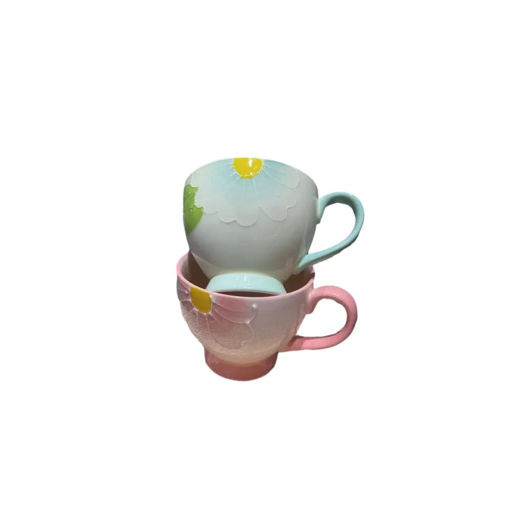 Hot Selling Mug Breakfast Coffee Milk Cup 2 Porcelain Ceramics Tableware