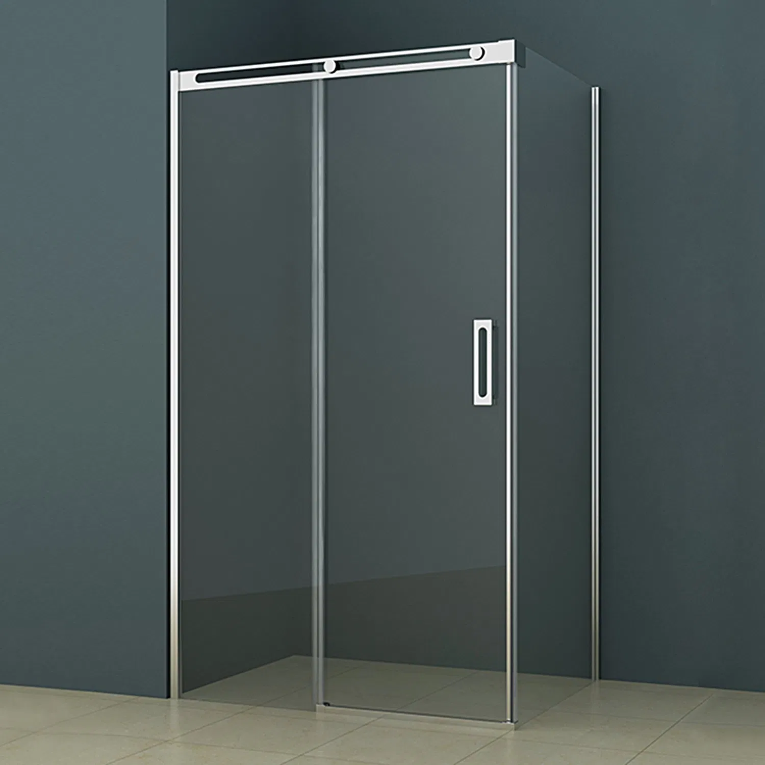 Luxury Tempered Glass Shower Door Fashion Simple Bathroom Enclosure (HS42A)