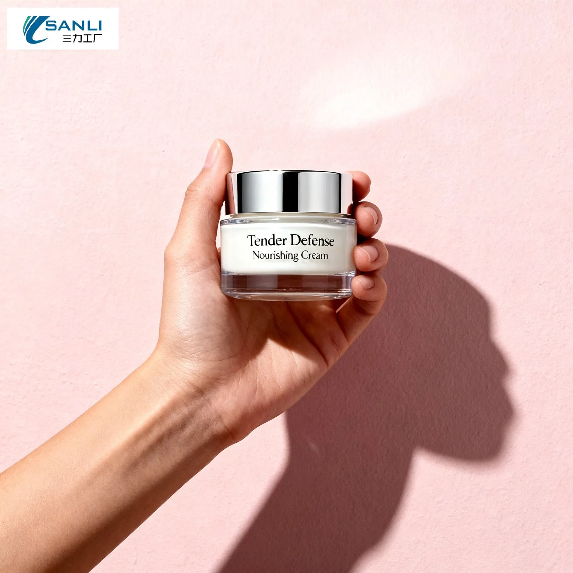 Clinical Soothing and Protective Face Cream with Portulaca Oleracea Extract and Tetrahydro Methyl Pyrimidine Carboxylic Acid for Sensitive Skin Care