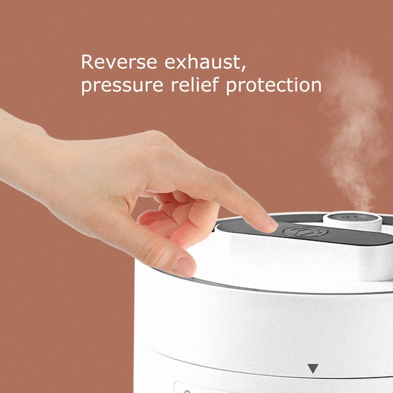 Sleek Electric Rice Cooker with Auto Exhaust and 700W Power