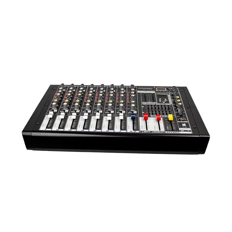 9-канальный DJ микшер с усилителем 350Вт