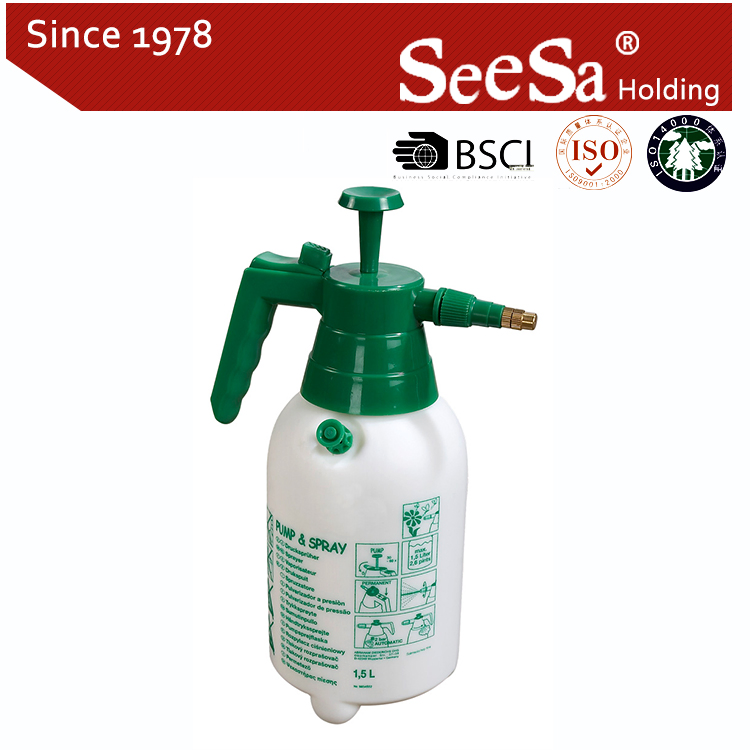 1.5L Hand Manual Chemical Cleaning Mini Water Mist Spray Bottle (SX-5073-3B)