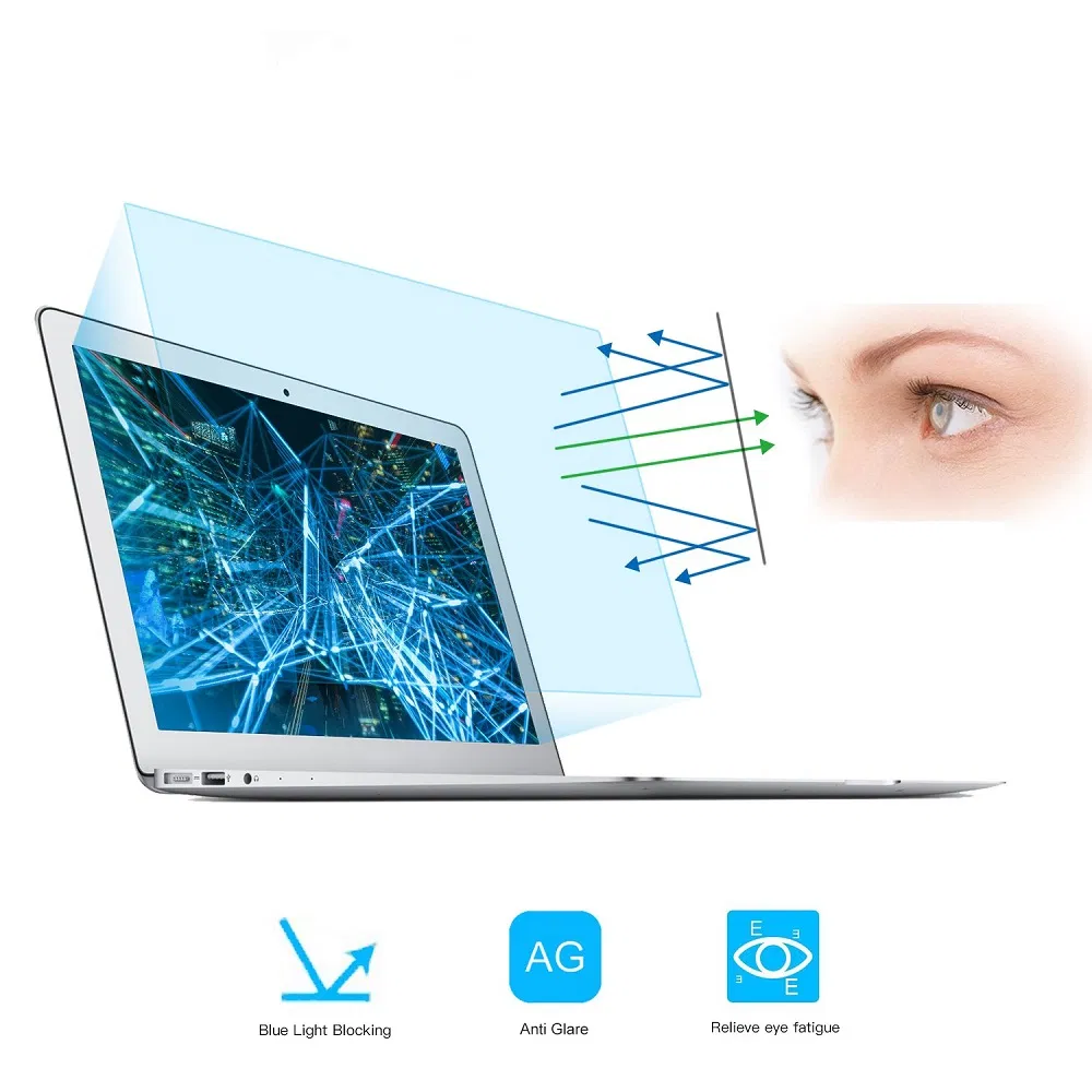 Anti Blue Light Anti-Scratch and Eyes Protection Screen Protector for 24 Inch Widescreen Desktop Monitor