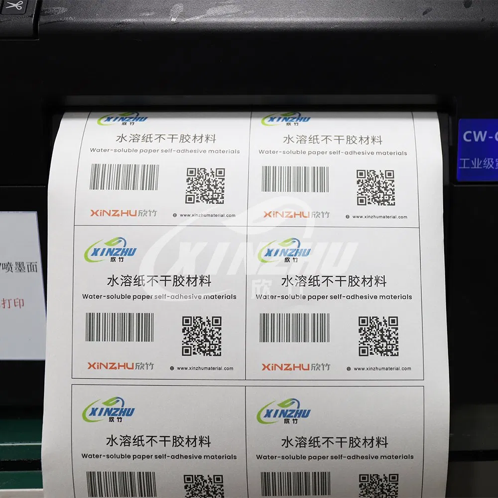 Direct Thermal Dissolvable Paper Jumbo Roll 1240 mm Fully Dissolvable Adhesive Ink