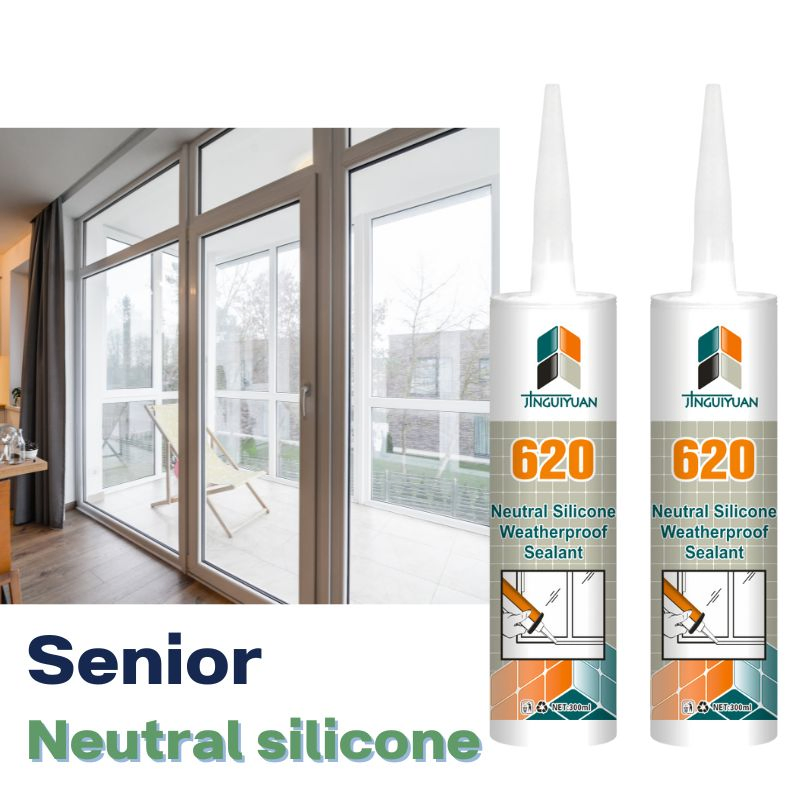 Topsen 620 Affordable Waterproof Neutral Silicone Sealant for Home Renovation