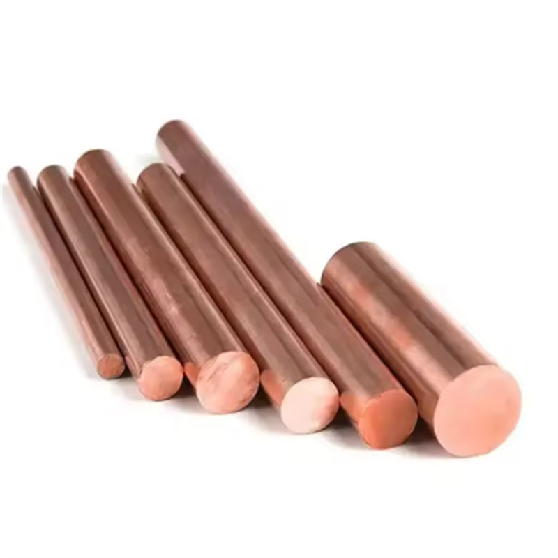 C10100 C11000 C12000 Customized Size 99.99% Pure Round Copper Bars Best Quality