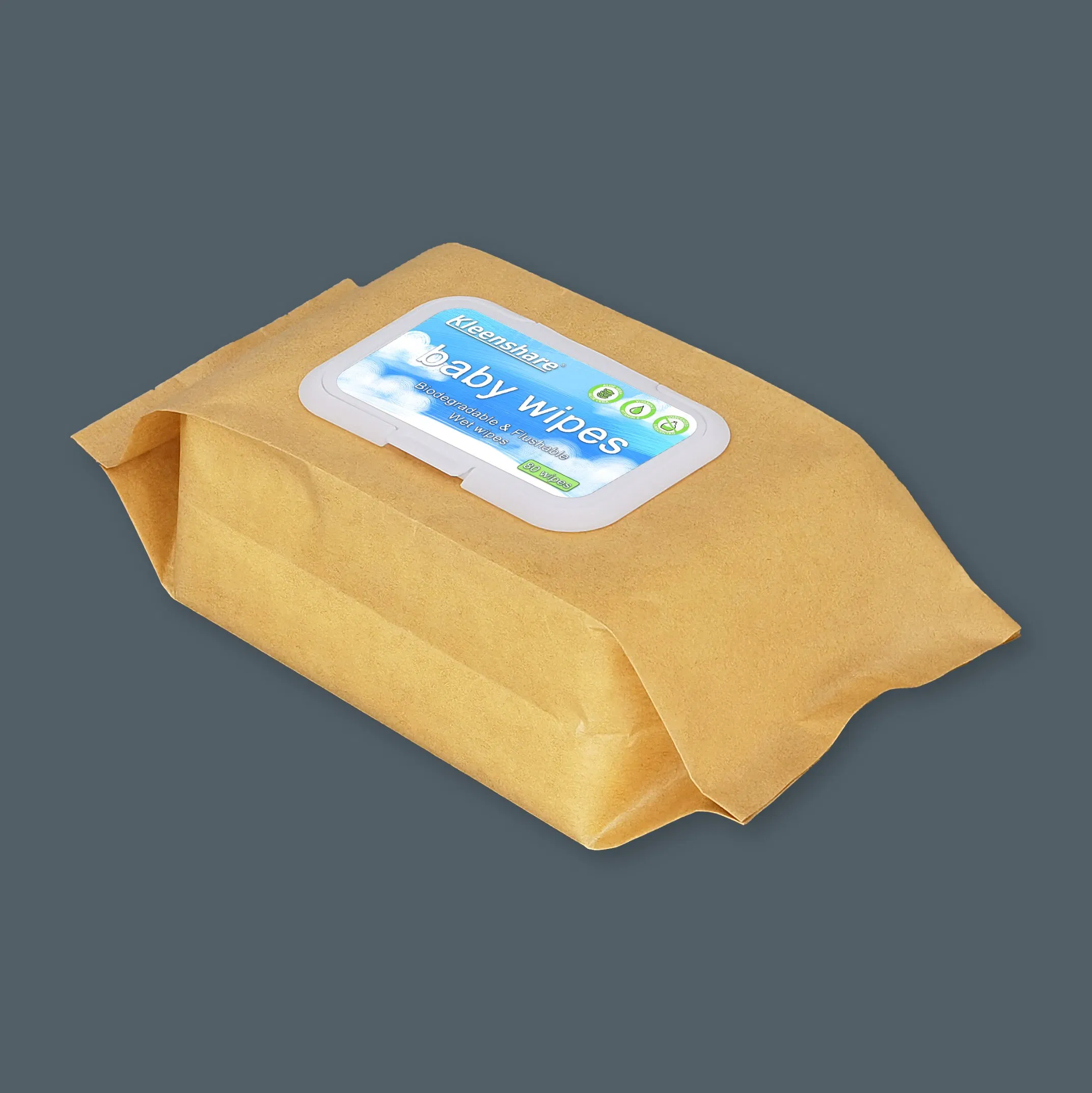 Pure Natural Bamboo Biodegradable Organic Wet Wipes for Gentle Skin Protection