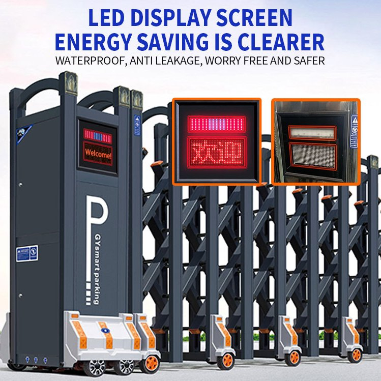 Xgy Metal Steel Folding Fencing External Door Opener China Security Automatic Electric Remote Driveway Fence Retractable Gates