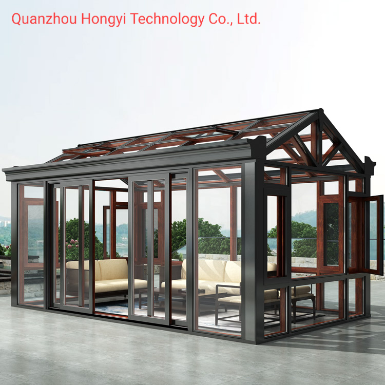 New Design Green House Aluminium Tempered Lowes Glass Sunroom
