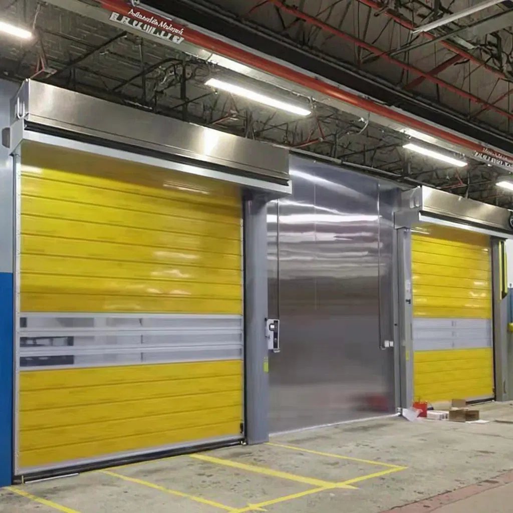 Hard Panel Customized Spiral Hard Aluminum Fast Door High Speed Rolling Door