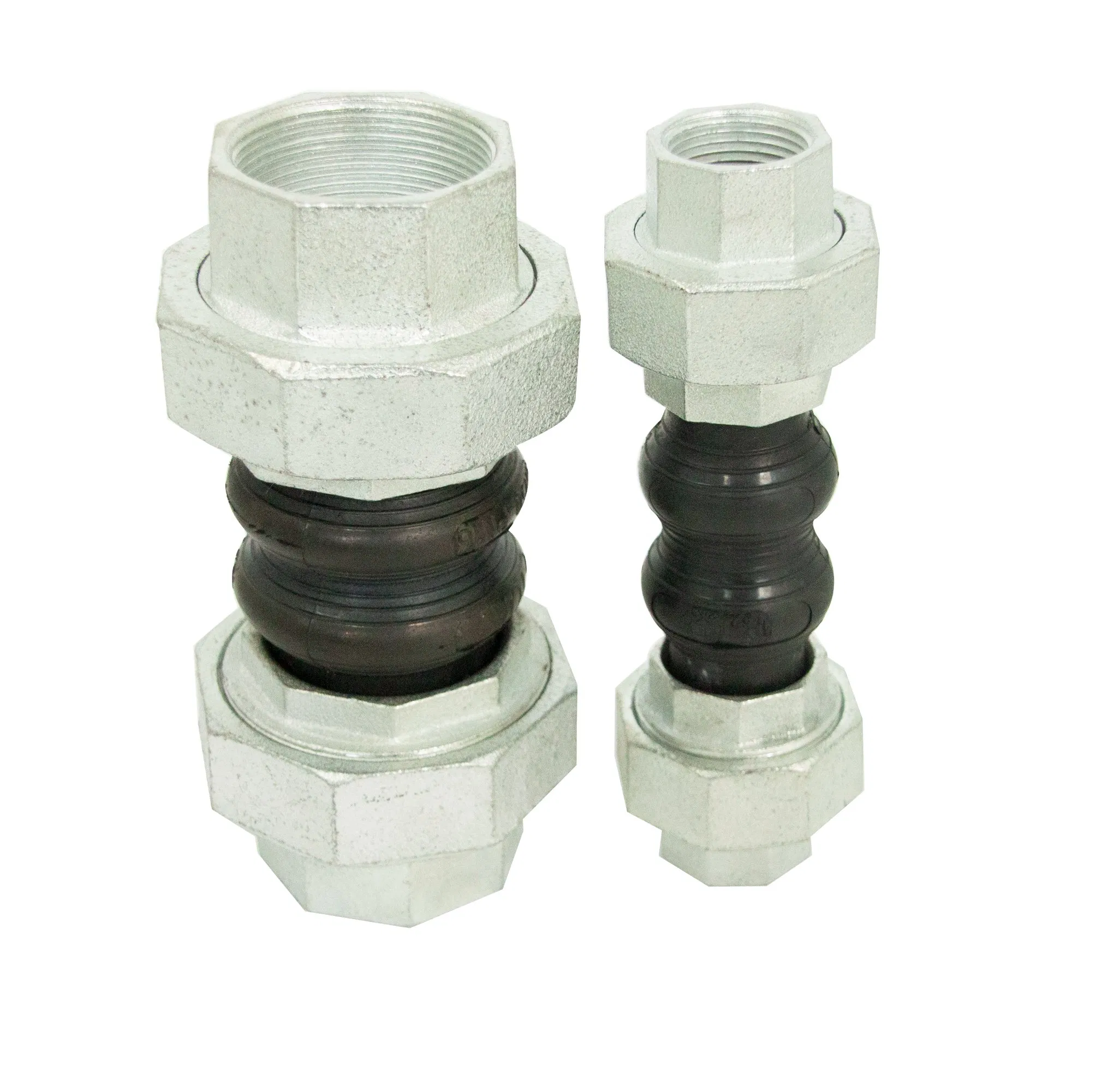 Rubber Expansion Joints Threaded Ends Screwed Double Sphere Flexible Flexible High Pressure Bellow Joint Drinking Water Manufacture Price Dvgw Acs Wras