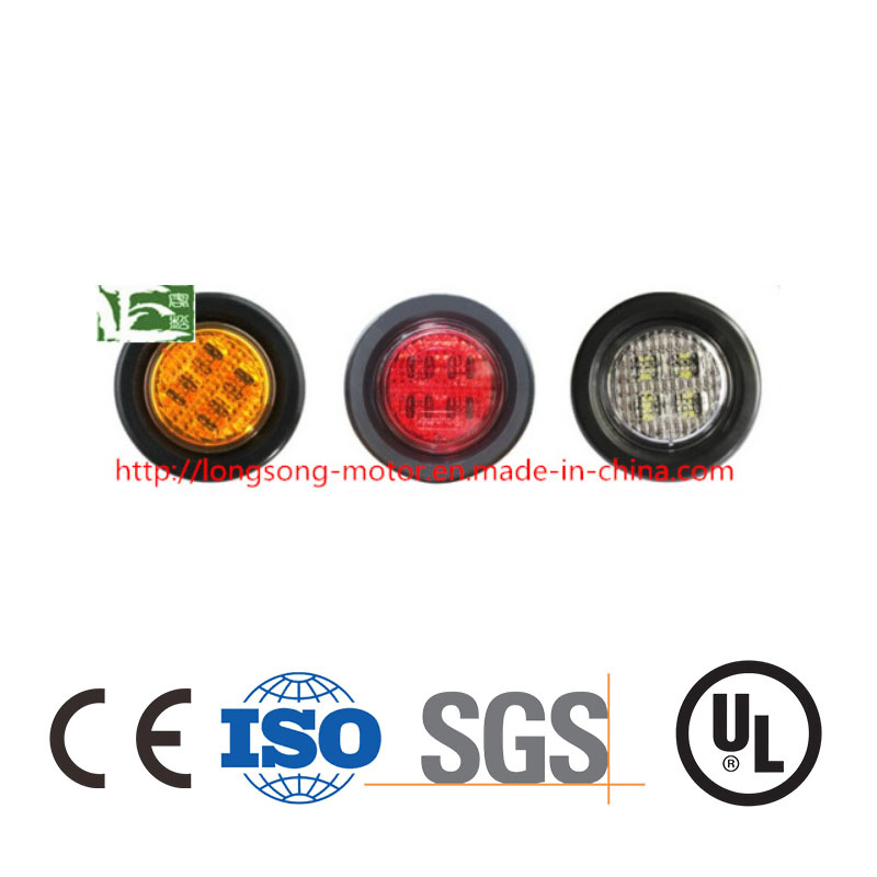 2-дюймовый светодиодный стоп-сигнал с поворотником для мотоцикла и прицепа
