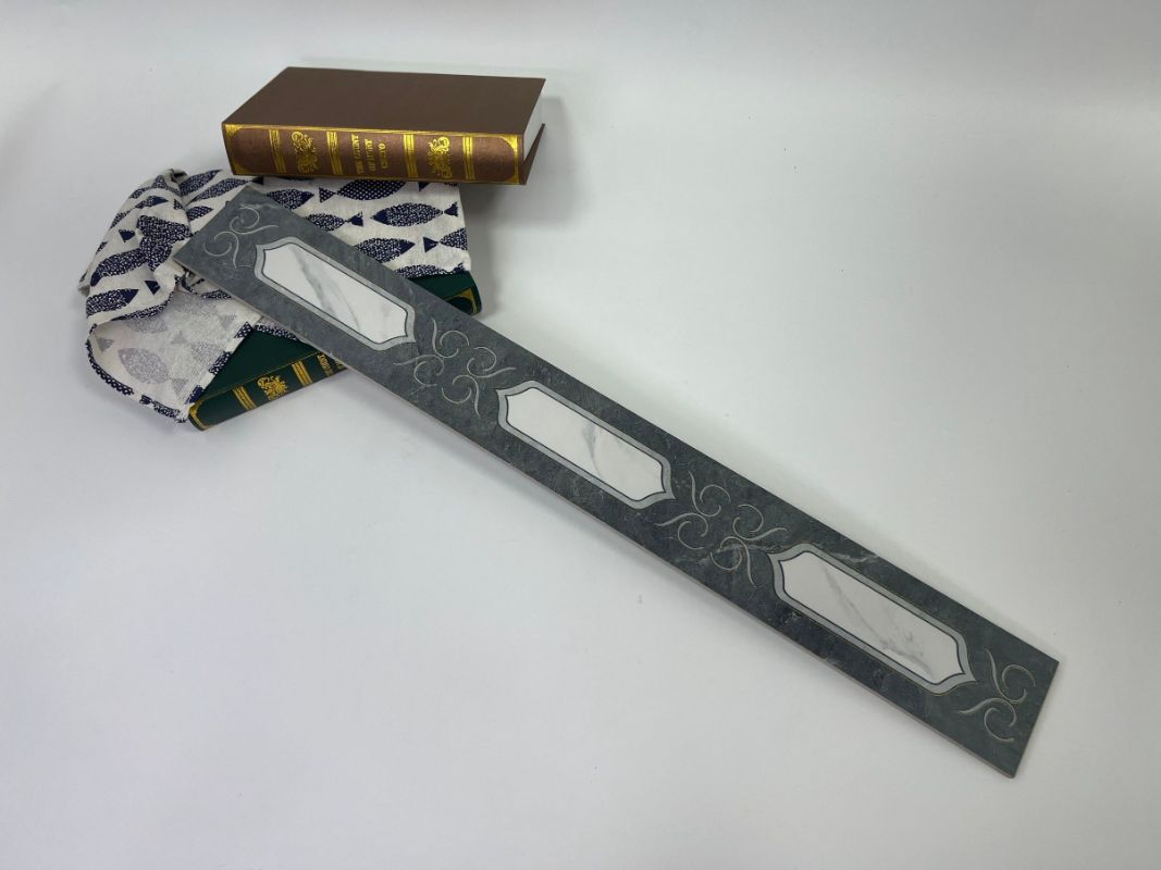 Chic Grey Porcelain Skirting Borders for Stylish Home Interiors