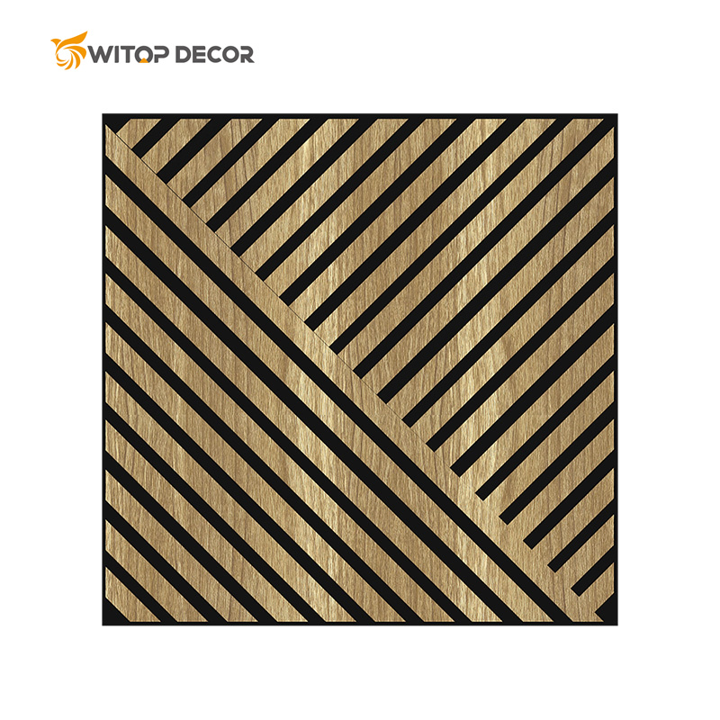 MDF and 100% Polyester Fiber Indoor Witop Decor Living Room Acoustic