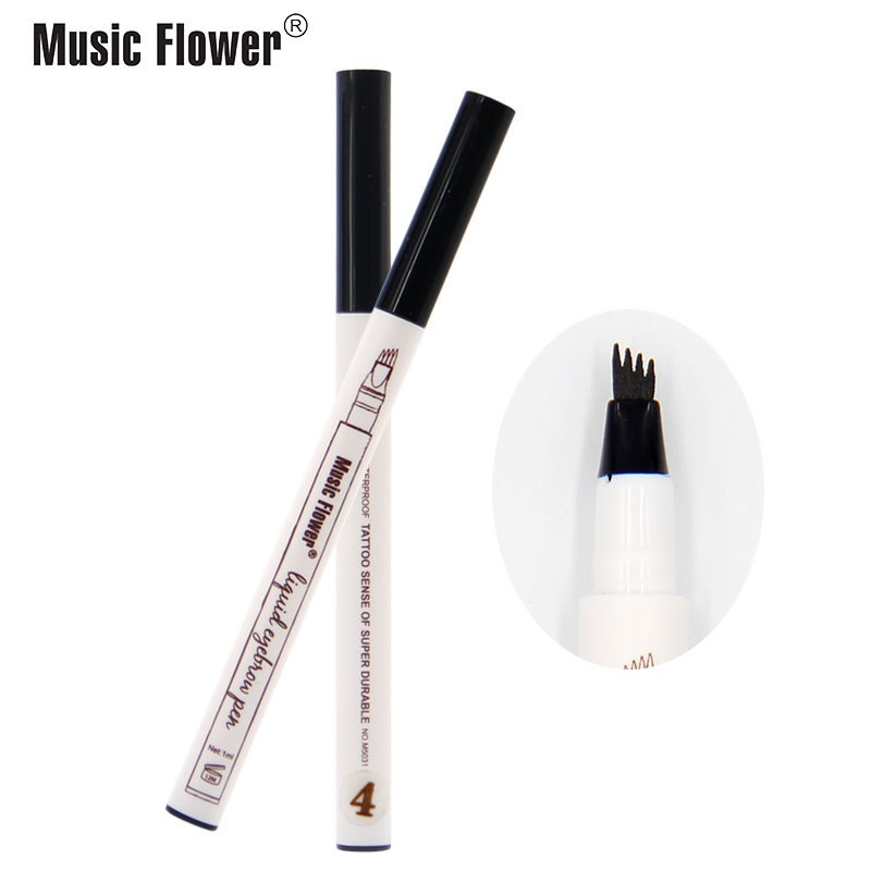 Ep10 Partyqueen Brand Automatic Triangle Rotation Double Eyebrow Pen Wholesale Waterproof Authentic Guaranteed Korean Raw Materials