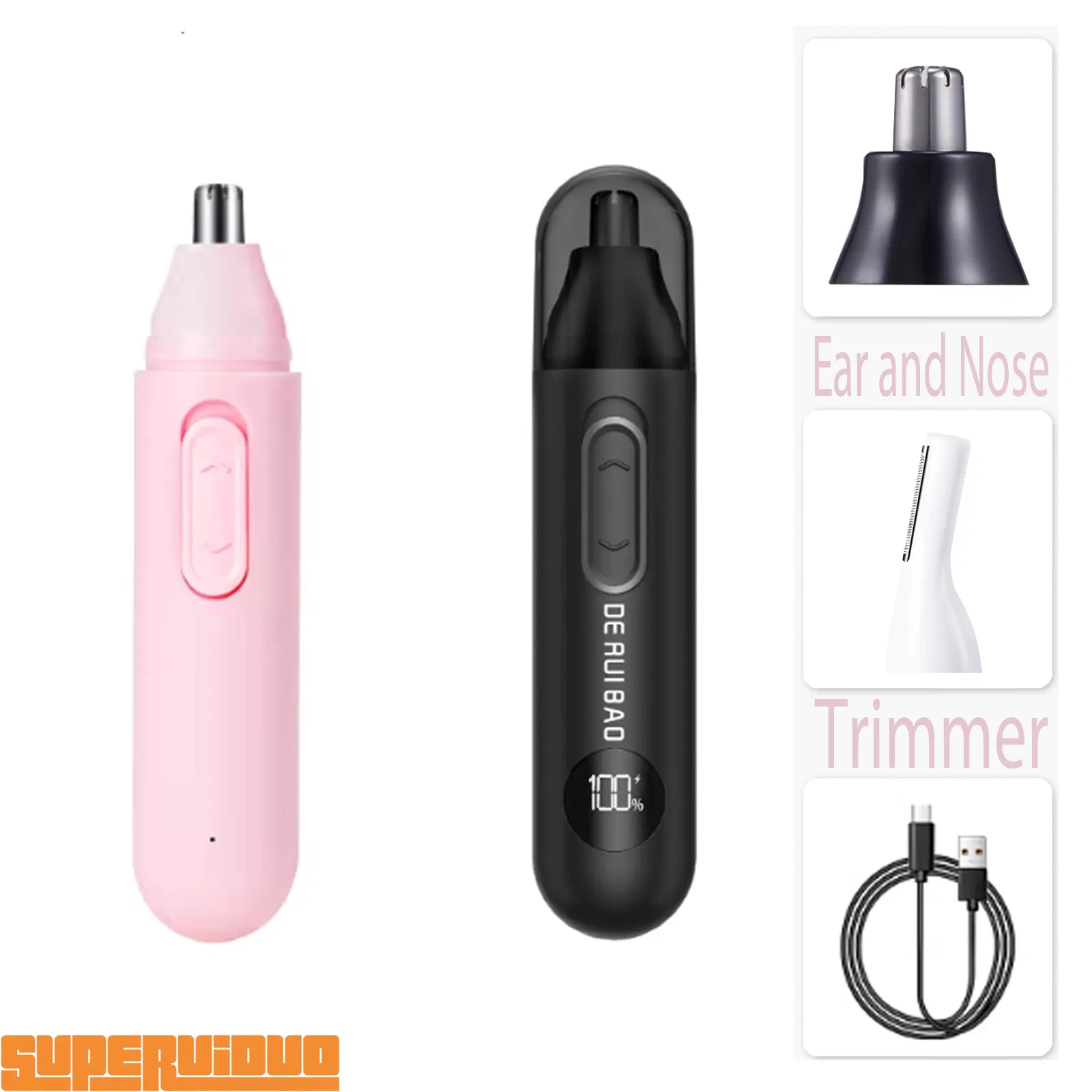 Dust-Proof Shield Protective Grooming Nose Hair Trimmer