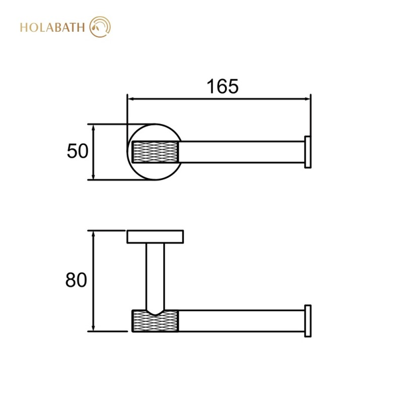 Держатель для туалетной бумаги из нержавеющей стали