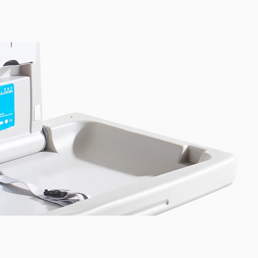 Wall-Mounted Baby Changing Table in The Corner of The Baby Room