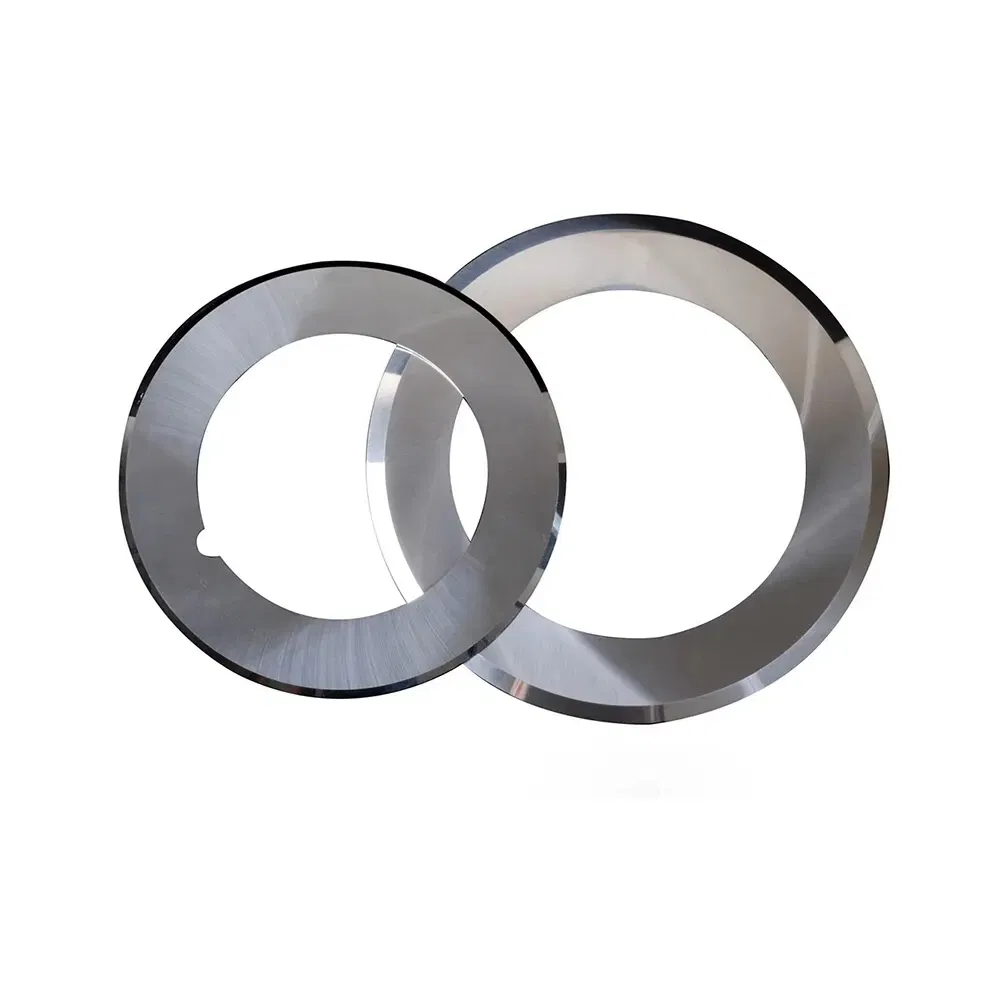SKD11 Industrial Round Slitting Knives Cutting Blade Tungsten Carbide Insert Circular Shear Blades of Metal Paper Rubber Package Machine Tools Accessories
