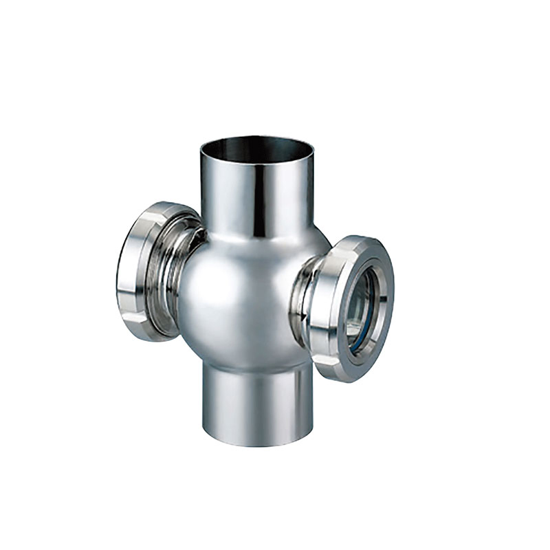 in-Line Single Sight Glass Sanitary Clamp Sight Glass Stainless Steel