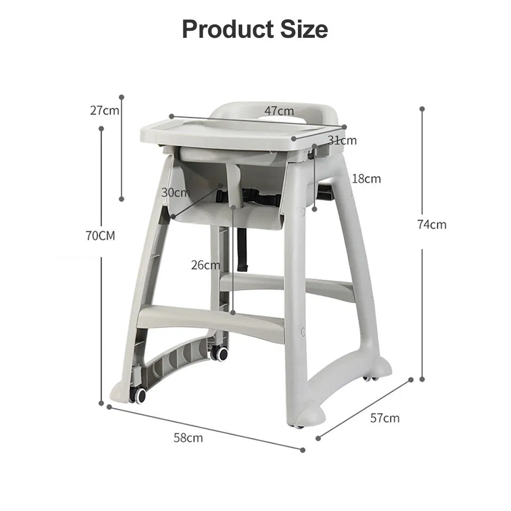 Portable High Quality Multifunction Adjustable Dining Baby Feeding Highchair Furniture