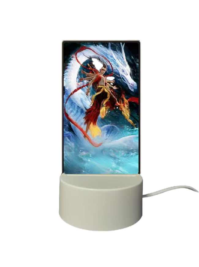 Nezha Illusion Lamp Acrylic 3D LED Night Light